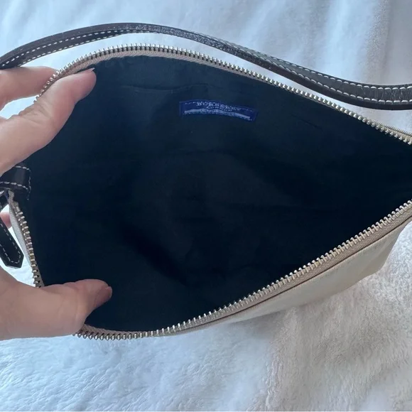 Burberry Blue Label Beige Canvas & Leather Bag - Picture 8 of 10